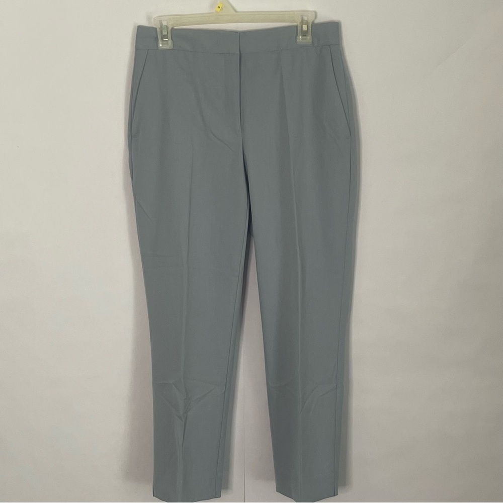 Zara gray chino for ankle cropped womens trousers Size 6 office business classic